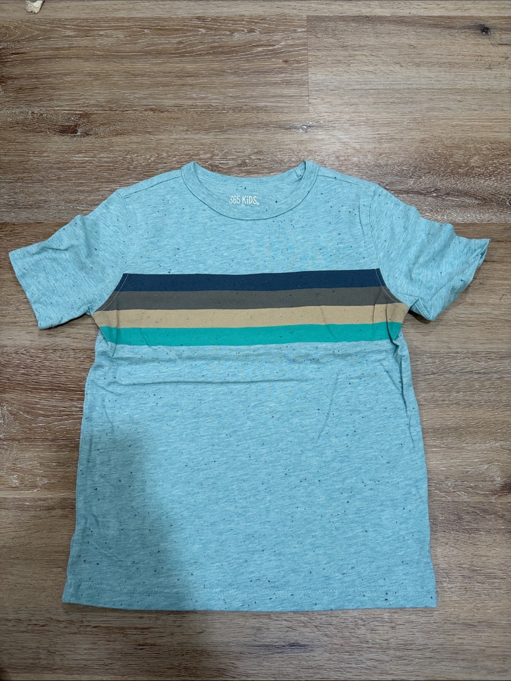 Garanimals Light Teal Short Sleeve Tee with Stripes